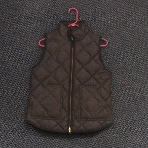 grey jcrew vest